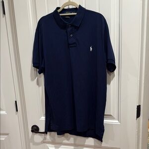 Polo by Ralph Lauren Men's Navy Blue Polo Shirt